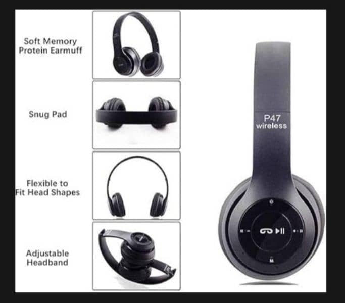 P47 wireless Best seller Bluetooth head phone for sale 4