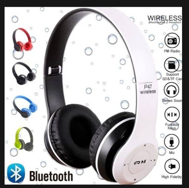 P47 wireless Best seller Bluetooth head phone for sale 9