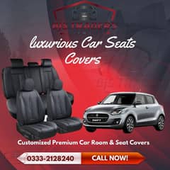 Customize Artificial Leather Car Seats Covers - Skin Fitting Available