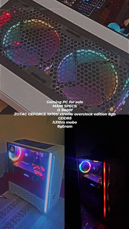 BEAST GAMING PC I5 9400f gen 0