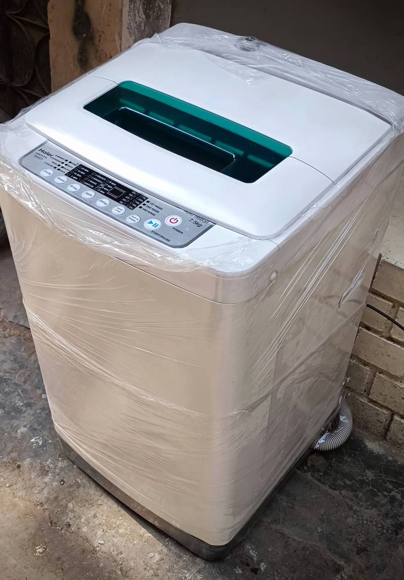 Haier 7.5 KG Mint Condition With Warrenty Automatic Washing Machine 8