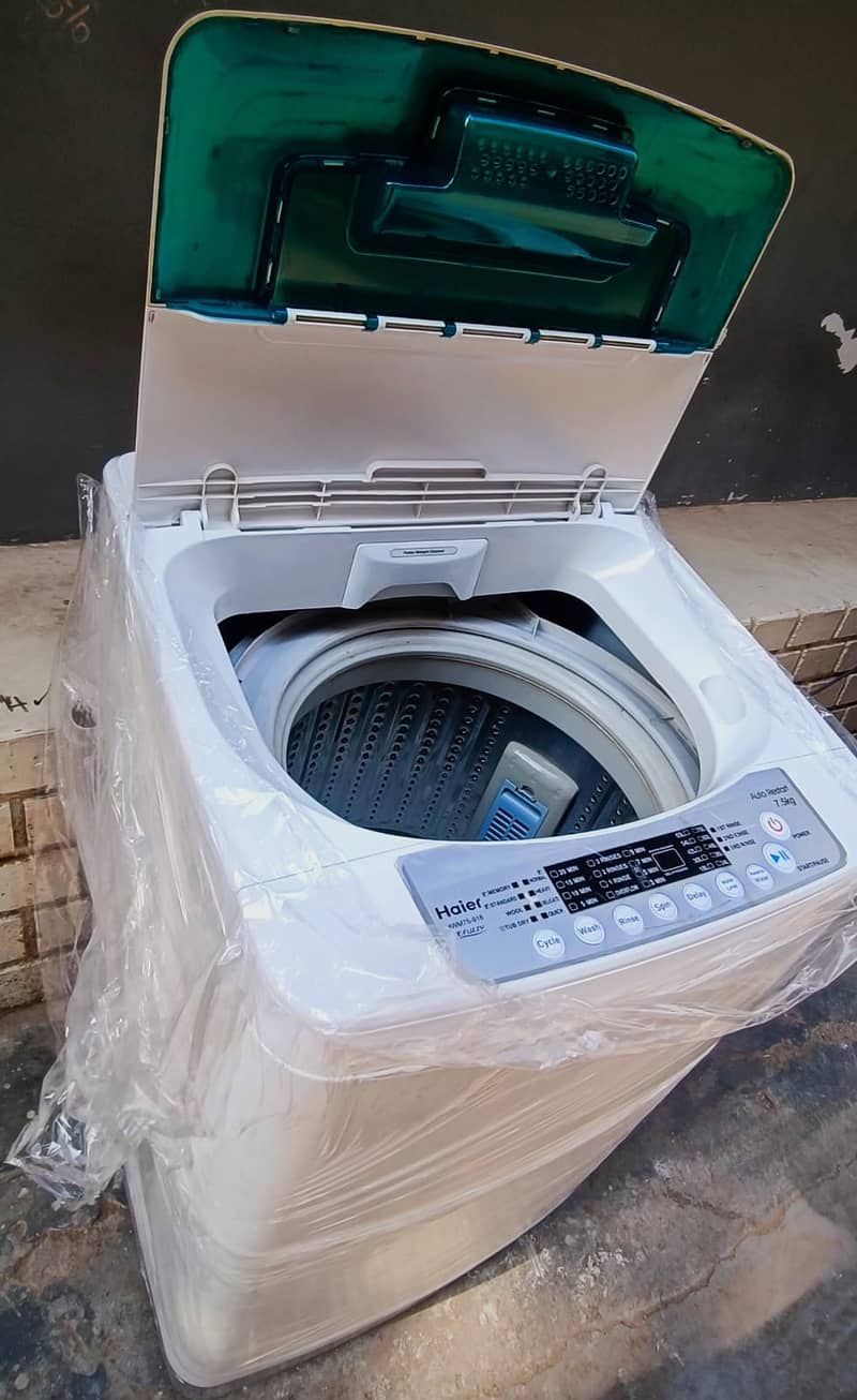 Haier 7.5 KG Mint Condition With Warrenty Automatic Washing Machine 11