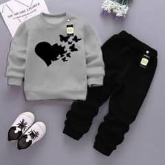 Stylish fleece printed tracksuits set for boys&girls+ free deliverey