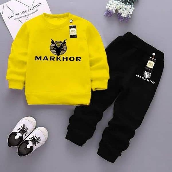 Stylish fleece printed tracksuits set for boys&girls+ free deliverey 9