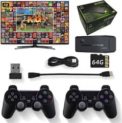 K8 gaming stick with 20000 plus games with 2 controler