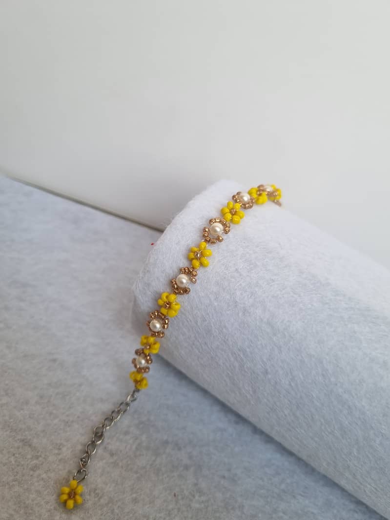 Beaded Flower Bracelets for your loved one's 0