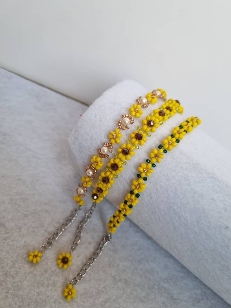 Beaded Flower Bracelets for your loved one's 6