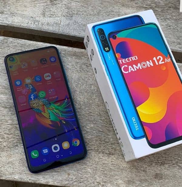 Tecno Camon 12 Air 10/10 condition 100% oky 0