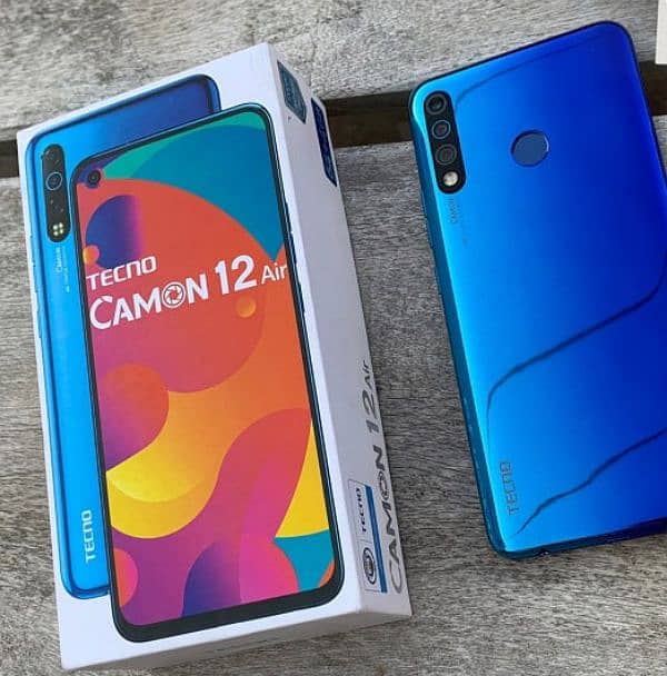 Tecno Camon 12 Air 10/10 condition 100% oky 1