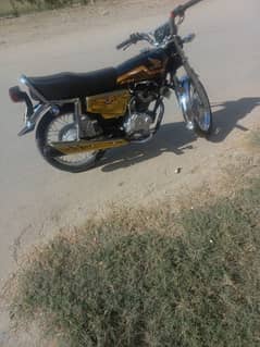 Honda CG125SE Gold Black