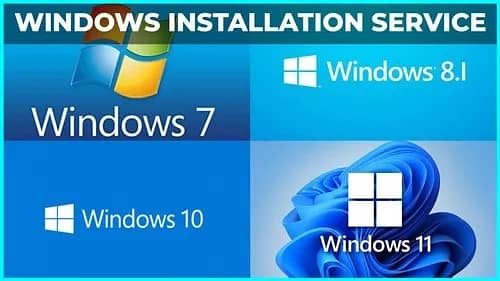 Windows 7,8,10,11 Installation & Troubleshooting Package lowest cost 1