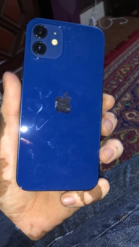 I phone 12 i cloud  lega hova hy  coler Blu hy or for sale 0