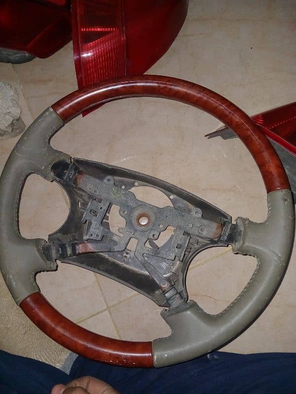 corolla 2010 to 2015 orignal wooden steering 1