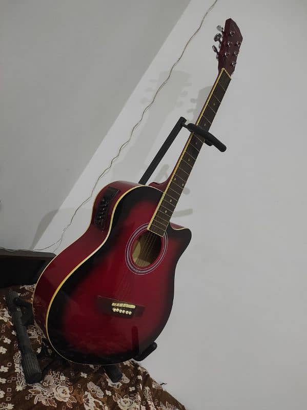 Semi Acoustic Guitar With Bag 0