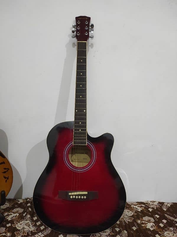 Semi Acoustic Guitar With Bag 1