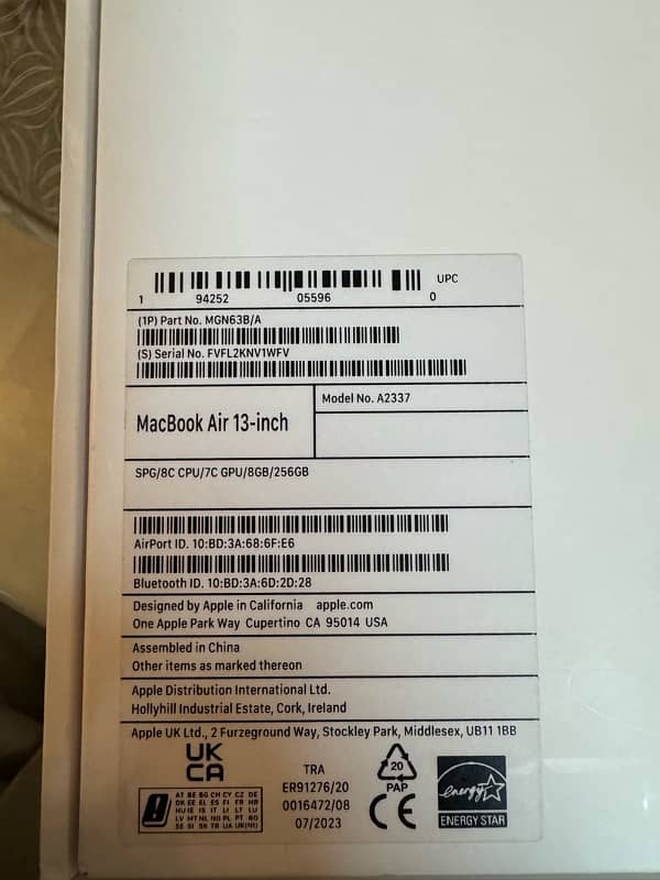 Apple MacBook M1 8