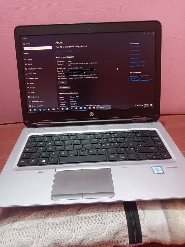 HP ProBook 640 G2 16gb ram 256gb ssd good condition 0