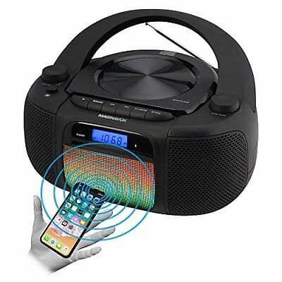 Magnavox BOOM BOX Digital,Bluetooth CD AM/FM Radio,ColorChanging Light 19