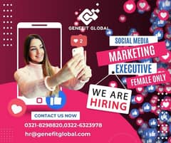 Urgent Hiring! Social Media Marketing Executive (Female only)