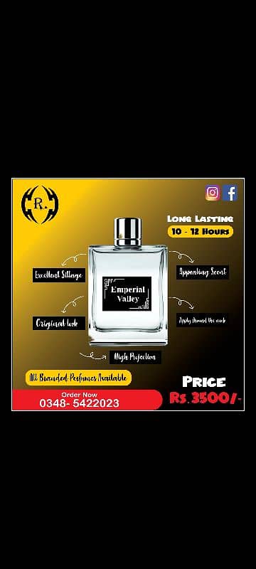 R , FRGRANCE is High projection perfume 0