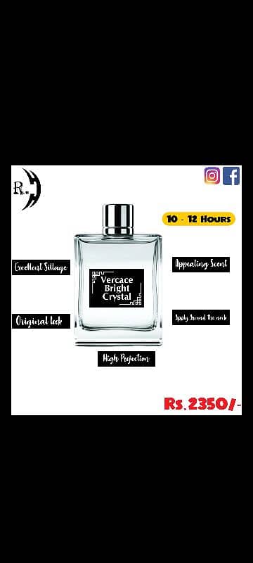 R , FRGRANCE is High projection perfume 1