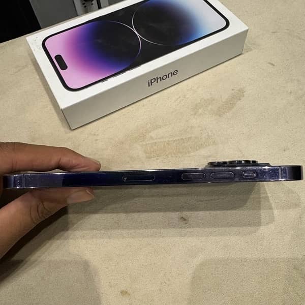 Iphone 14 Pro Max PTA approved 256Gb Deep Purple 5