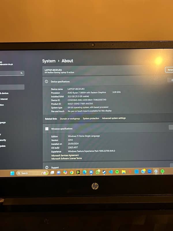 Hp Pavilion  / Rtx 3050 / Gaming Laptop 0