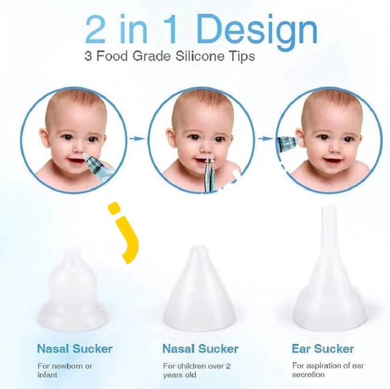 VANCOCON Baby Nasal Aspirator 2 in 1 Baby Ear Wax Remover 1