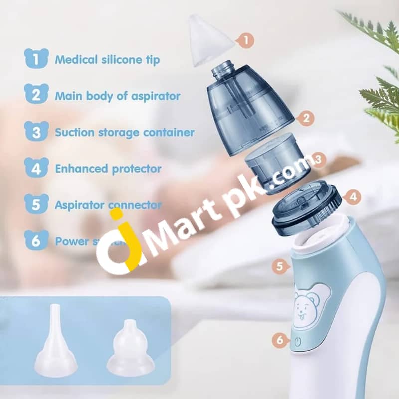 VANCOCON Baby Nasal Aspirator 2 in 1 Baby Ear Wax Remover 3