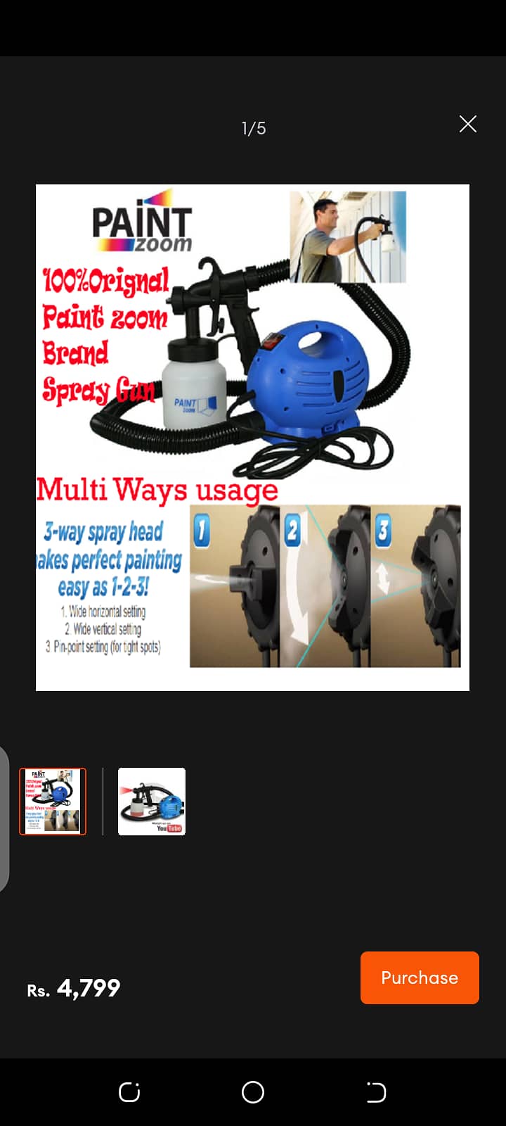 Color compressor/ paint zoom sprayer 3