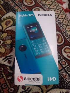 Nokia 125 4g mobile new mobile just Box open Dual sim . 03099547046