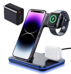 3 in 1 Wireless charging station