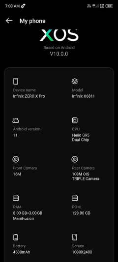 infinix zero x pro