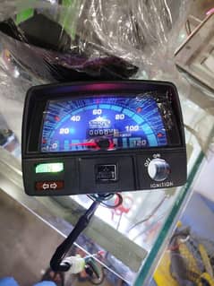 70cc bike speedometer with led lights