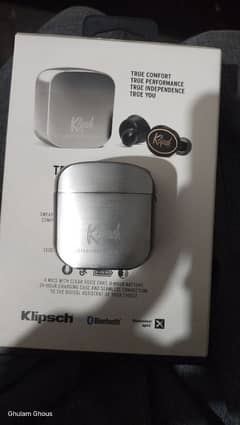 klipsch wireless earphone with charging case