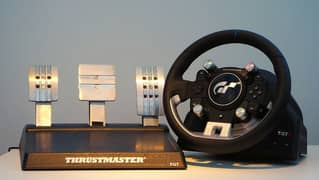 Thrustmaster T-GT II, Racing Wheel with Set of 3 Pedals, PS5, PS4, PC