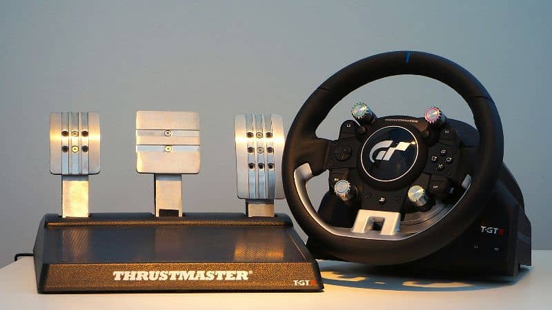 Thrustmaster T-GT II, Racing Wheel with Set of 3 Pedals, PS5, PS4, PC 0