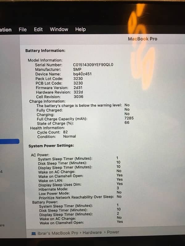 MacBook Pro 2018 15inch 4gb dedicated graphic card 7