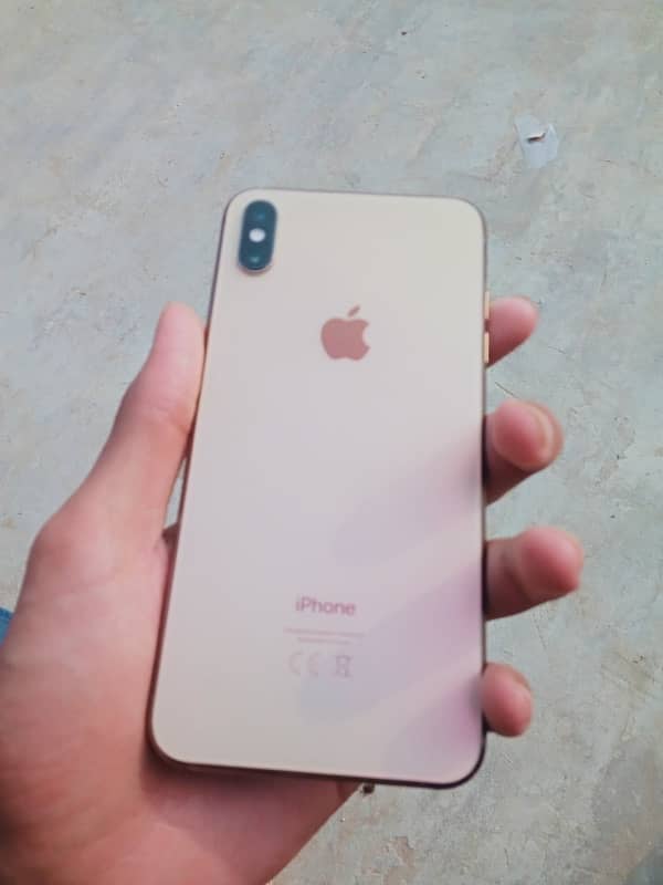 iphone xsmax 64gb jv golden colour not water pack 1