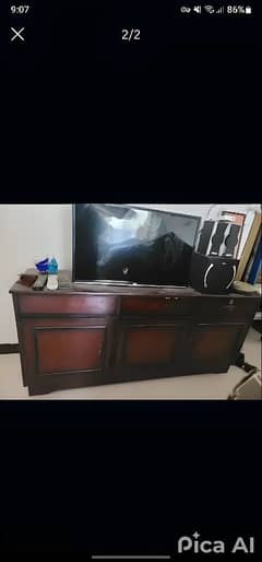 TV console for sale / table/storage/drawers