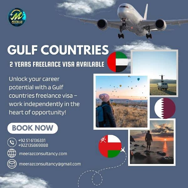 Europe and Gulf Work visa and 4