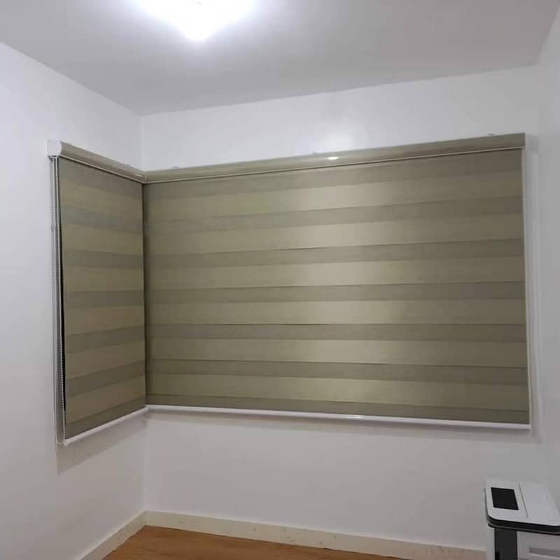 Windows Blinds / Chick Blinds / Fabric Shutter Blinds / Zebra Blinds 3