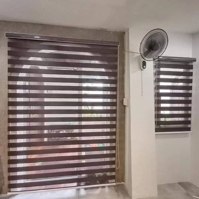 Windows Blinds / Chick Blinds / Fabric Shutter Blinds / Zebra Blinds 4