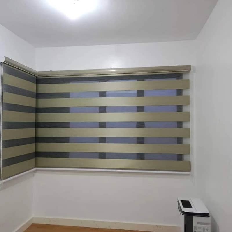 Windows Blinds / Chick Blinds / Fabric Shutter Blinds / Zebra Blinds 5