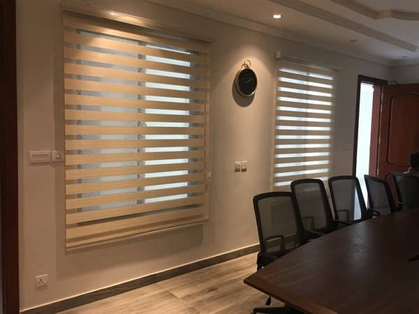 Windows Blinds / Chick Blinds / Fabric Shutter Blinds / Zebra Blinds 6