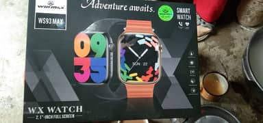 NEW smart watch with 8 bands, charger, box