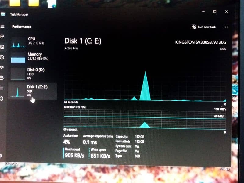 pc i3 3rd gen 6 ram 128 ssd 500 hd 5