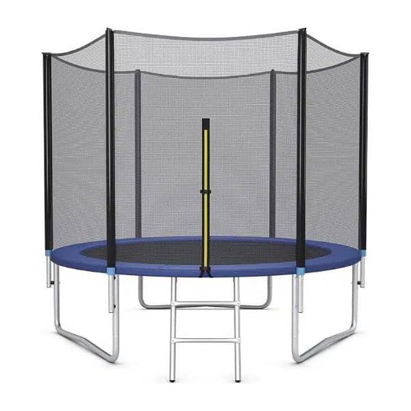 Trampoline With Safety Net And Ladder For Kids - 8 FT 1