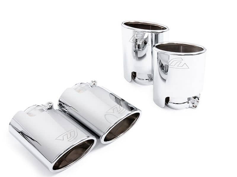 Toyota genuine chrome exhaust tips cover 0