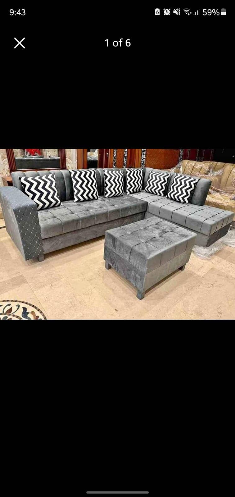 Sofa set/Corner sofa /L-shaped sofa/5 ,6 and 7 Seater sofa/Dewan Sofa 6